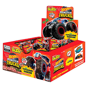 Chiclete Buzzy Hot Wheels Sabor Tutti-Frutti - Embalagem com 360G