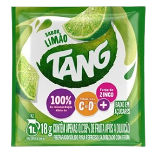 Refresco em Pó Tang Sabor Limão - Embalagem com 18G
