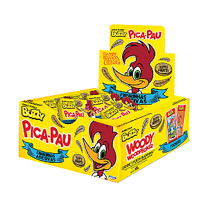 Chiclete Buzzy Pica-Pau Sabor Tutti Frutti - Embalagem com 360G