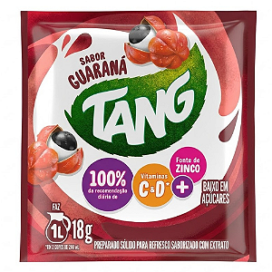 Refresco em Pó Tang Sabor Guaraná - Embalagem com 18G
