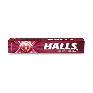 Bala Halls Sabor Cereja - Embalagem com 28G