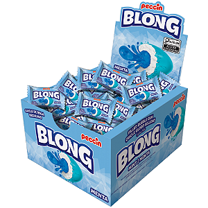 Chiclete Blong Sabor Menta - Embalagem com 200G