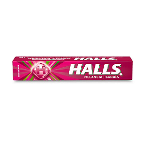 Bala Halls Sabor Melancia - Embalagem com 27,5G