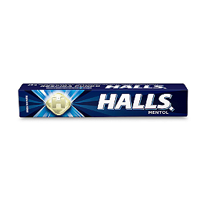 Bala Halls Sabor Mentol - Embalagem com 28G