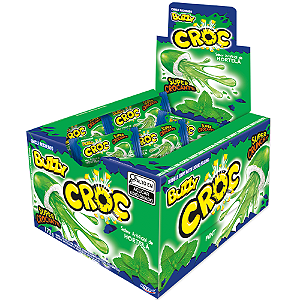 Chiclete Buzzy Croc Hortelã - Embalagem com 172G