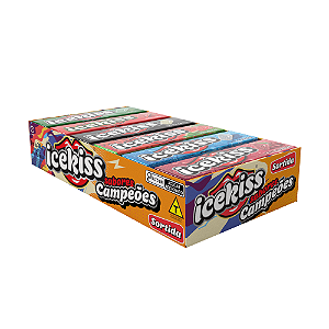 Drops Icekiss Sabores Campeões Sortido - Embalagem com 348G