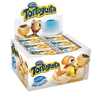 Caixa de Chocolate Tortuguita Branco  - Embalagem com 372G