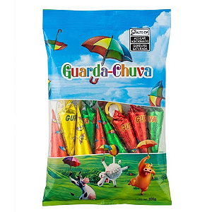 Chocolate Guarda Chuva Sabor Chocolate ao Leite - Embalagem com 100G