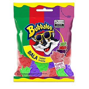 Bala Macia Bubbaloo Sortida - Embalagem com 75G