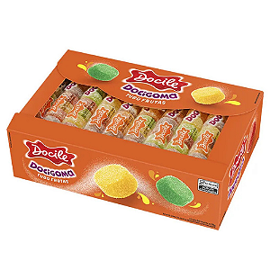 Bala de Goma Docile Tubo Sortida - Embalagem com 900G