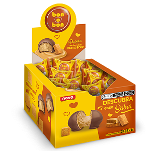 Caixa de Bombom Bon o Bon Paçoca - Embalagem com 270G