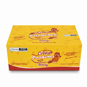 Paçoca Cristal Paçoquinha - Embalagem com 900G