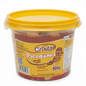 Paçoca Cristal Paçoquinha - Embalagem com 900G