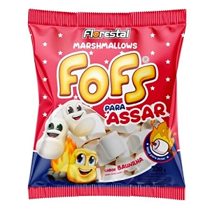 Marshmallow Florestal Para Assar Sabor Baunilha - Embalagem com 220G
