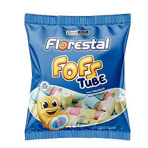Marshmallow Florestal Tube Colorido - Embalagem com 220G