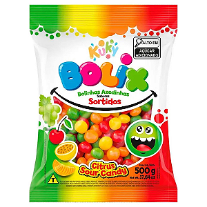 Bala Azedinha Kuky Bolix Sortida - Embalagem com 500G