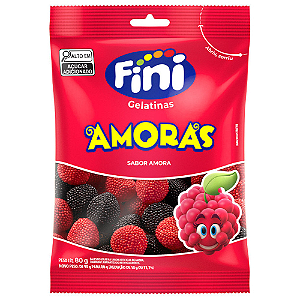 Gelatinas Fini Amoras - Embalagem com 80G