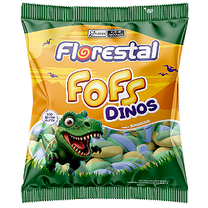 Marshmallow Florestal Fofs Dinos - Embalagem com 220G