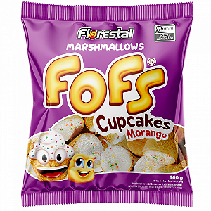 Marshmallow Fofs Florestal Cupcake - Embalagem com 160G
