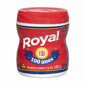 Fermento Químico em Pó Royal - Embalagem com 100G
