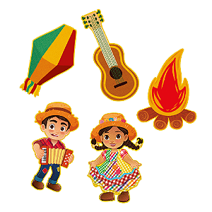 Kit Decoração de Parede Arraiá