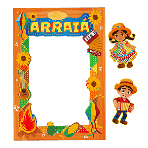 Kit Moldura para Foto Arraiá