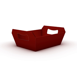 Bandeja Retangular Vermelha M