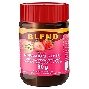 Pasta Saborizante Blend Sabor Morango Silvestre - Embalagem com 90G