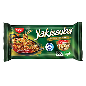 Macarrão Instantâneo Nissin Yakissoba - Embalagem com 500G