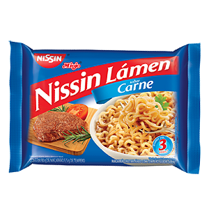 Macarrão Instantâneo Nissin Sabor Carne - Embalagem com 85G