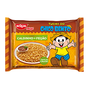 Macarrão Instantâneo Nissin Sabor Caldinho de Feijão - Embalagem com 85G
