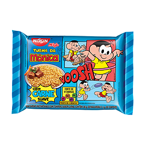 Macarrão Instantâneo Nissin Sabor Carne Suave - Embalagem com 85G