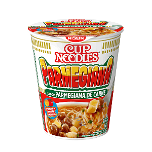 Cup Noodles Sabor Parmegiana de Carne - Embalagem com 68G