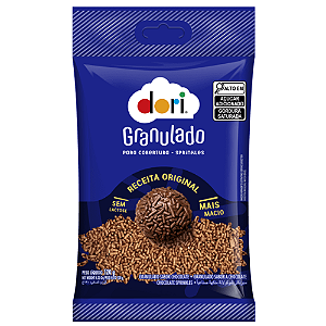 Granulado Macio Dori Sabor Chocolate - Embalagem com 120G