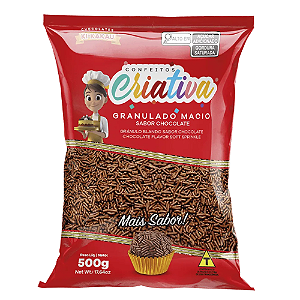 Granulado Macio Ki-Kakau Criativa Sabor Chocolate - Embalagem com 500G