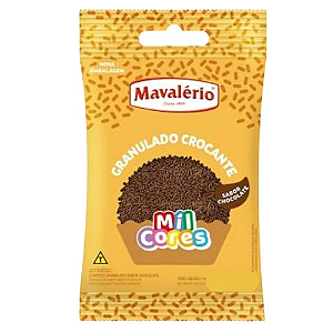 Granulado Crocante Mavalério Sabor Chocolate - Embalagem com 120G