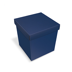 Caixa Cubo Azul Royal