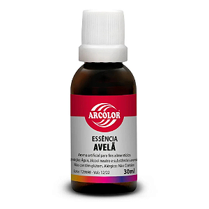Essência de Avelã Arcólor – Embalagem com 30ML