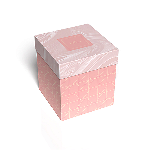 Caixa Cubo Estampa Aura