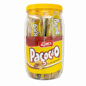 Doce de Amendoim Aliança Paçocão - Embalagem com 1,250KG