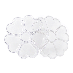 Fondue Box Flor de Corações Petisqueira Transparente