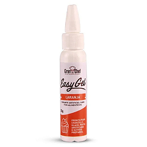 Corante Easy Gel Gran Chef Laranja - Embalagem com 25G