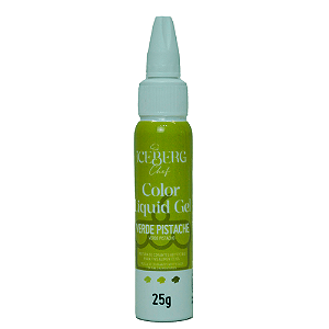 Corante Liquid Gel Iceberg Verde Pistache - Embalagem com 25G