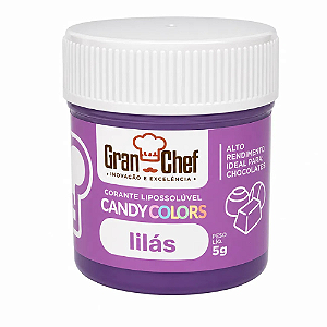 Corante Lipossolúvel Gran Chef Candy Color Lilás - Embalagem com 5G