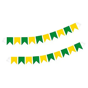 Bandeirinha Verde e Amarela