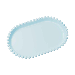 Bandeja Pérola Cor Azul Candy 20X13CM