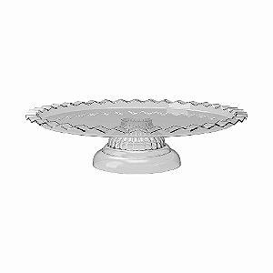 Boleira Slim Média Cor Cristal 26CM