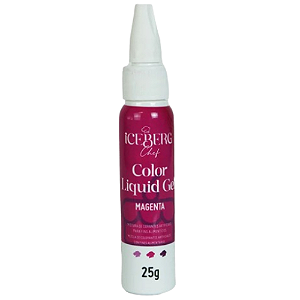 Corante Liquid Gel Iceberg Magenta - Embalagem com 25G
