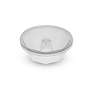 Forma Para Pudim 120ML com Tampa - Embalagem com 10UN