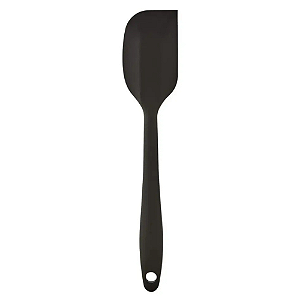 Meia Espátula Pequena Mimo Style Silicone Preto - Embalagem com 1UN